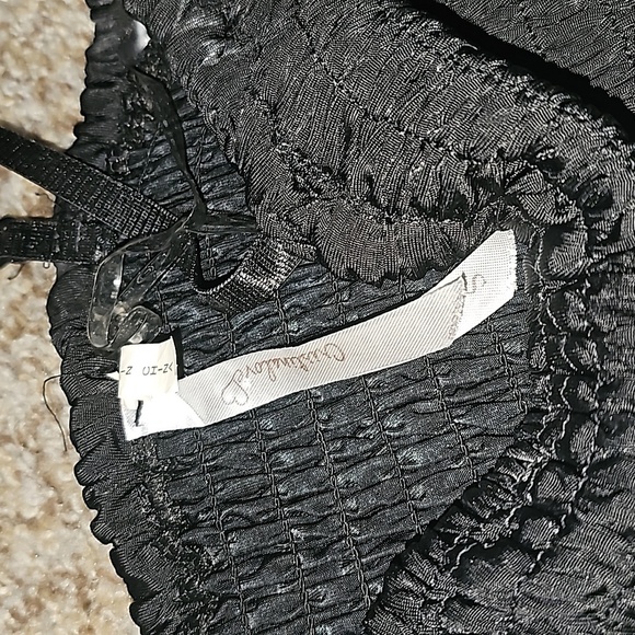 Christina Love Dress Spegetti Strap Stretch Top - Picture 2 of 6